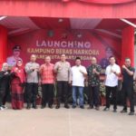 Launching Kampung Bebas Narkoba di Tenggarong Kabupaten Kutai Kartanegara (polreskukar)
