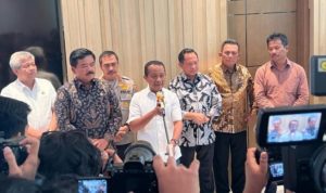 Menteri kabinet Indonesia Maju bahas soal Rempang di Batam (foto:batamnews)