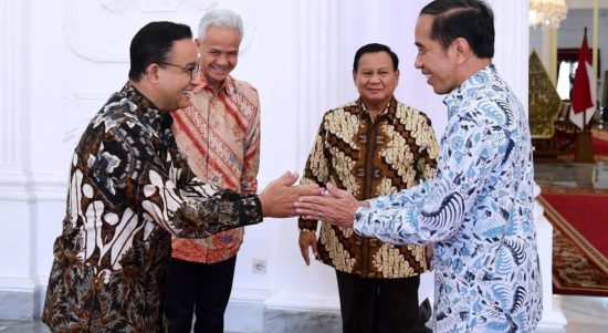 3 Bacapres bertemu Presiden Joko Widodo (dok:instagram/aniesbaswesan)