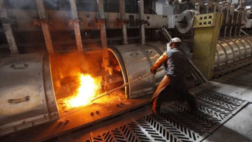 Ilustrasi proses smelting atau peleburan bijih nikel di Smelter (foto: media nikel Indonesia)