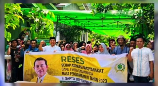 Reses Anggota DPRD Provinsi Kalimantan Timur Septo Setyo Pramono