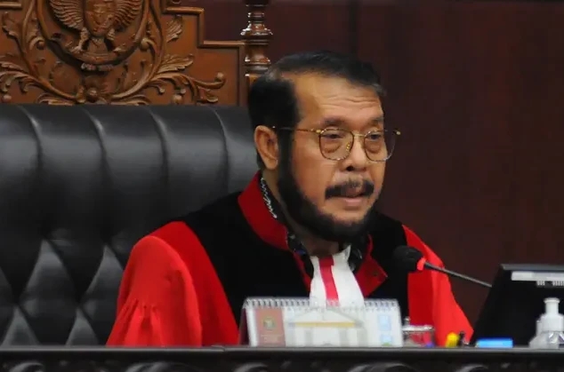 Anwar Usman disanksi pemberhentian dari jabatan Ketua Mahkamah Agung (MK) (dok: Liputan6)
