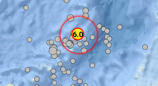 Gempa magnitudo 6.0 guncang Tanimbar (foto: BMKG)