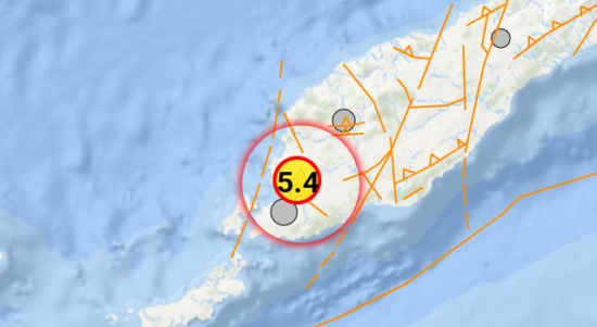 Gempa di Kupang (dok: BMKG)