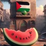 Semangka jadi simbol dukungan Palestina (dok: ist)