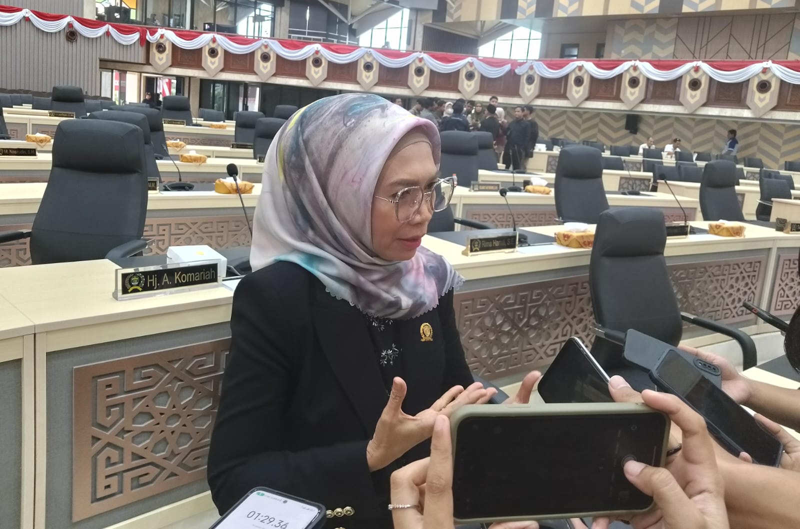Wakil Ketua Komisi IV DPRD Kalimantan Timur, Puji Setyowati paparkan konsep responsif gender (dok:Tekapekaltim/agu)