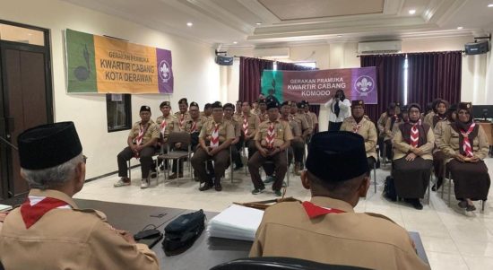 Kursus Pengelolaan Kwartir Pramuka Kalimantan Timur (foto: @kwardakaltim)