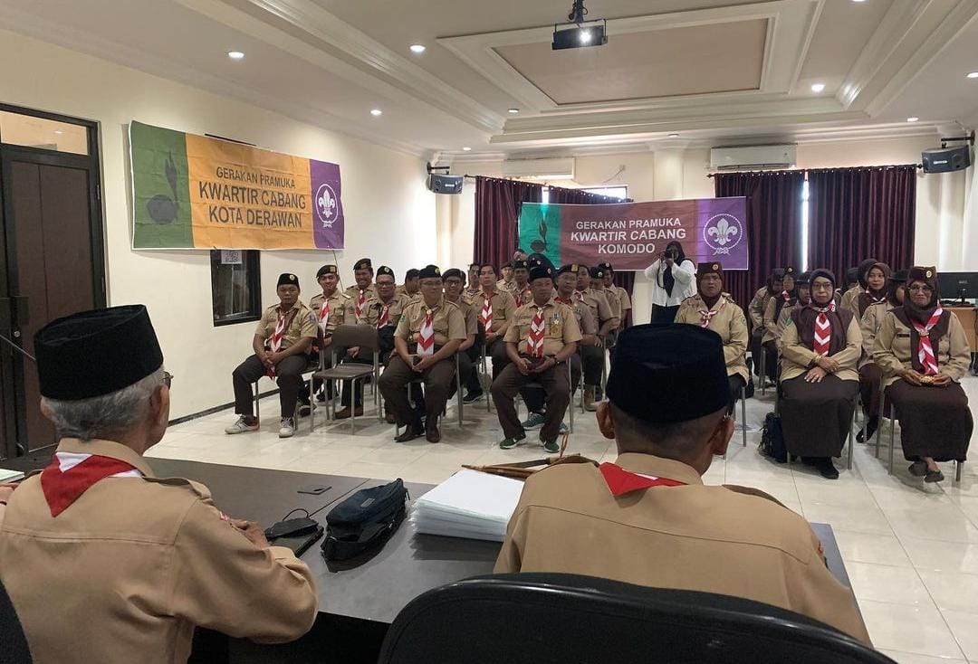 Kursus Pengelolaan Kwartir Pramuka Kalimantan Timur (foto: @kwardakaltim)