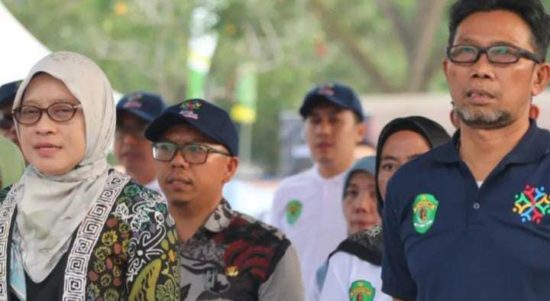 Pembukaan Pekan Raya Pemuda di Halaman Stadion Gelora Kadrie Oening, Kamis (26/10). (dok. Ist)