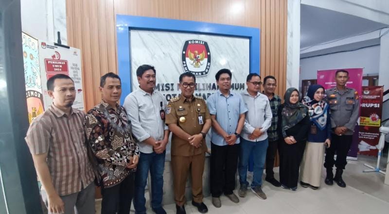 Penjabat Gubernur Kalimantan Timur Akmal Malik lakukan kunjungan dan tinjau kesiapan Pemilu di Samarinda (dok: Alman)