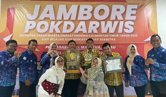Pokdarwis Batu Payung raih juara 1 Pokdarwis tingkat Provinsi Kalimantan Timur. (ig/pokdarwisbatupayung)