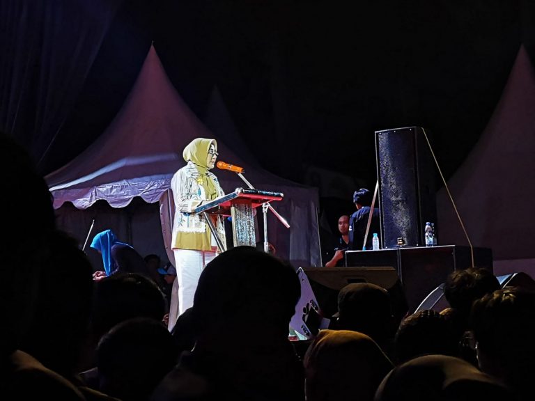 Bupati Berau, Sri Juniarsih Mas dalam penutupan Berau Expo 2023, Jumat (10/11).