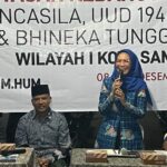 Wakil Ketua Komisi IV DPRD Kalimantan Timur Puji Setyowati menggelar Sosialisasi Wawasan Kebangsaan (dok: Pribadi)