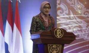 Sekretaris Daerah Provinsi Kalimantan Timur Sri Wahyuni hadir secara virtual dalam pertemuan tahunan PTBI (dok: Diskominfokaltim)
