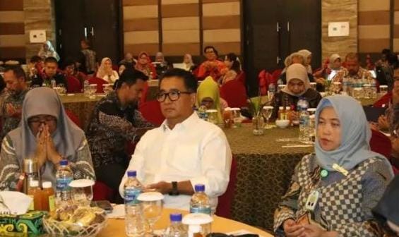Pj Gubernur Kalimantan Timur Akmal Malik saat menghadiri Rakerkesda di Kota Balikpapan (dok: Hudais)