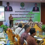 Rapat ekspos dokumen tenaga kerja Provinsi Kalimantan Timur (dok: ist)