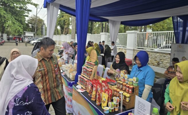 Dinas Kelautan dan Perikanan (DKP) Kaltim menggelar Bazaar Produk Olahan Kelautan dan Perikanan, Kamis 24 April 2025.