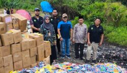 PPKUKM Kaltim Musnahkan 10.753 Marshmallow Berlogo Halal Mengandung Gelatin