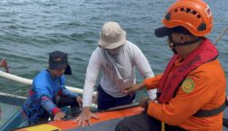 Tim SAR Gabungan selamatkan 3 pemancing di Teluk Balikpapan (dok: Tim Sar)