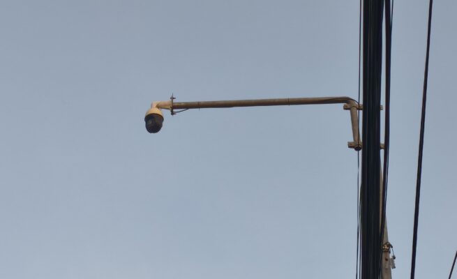 Salahsatu CCTV yang berlokasi di Simpang 3 RS. Amalia Jalan R. Soeprapto Kelurahan Bontang Baru.