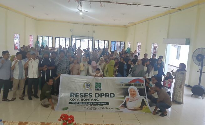 Wakil Ketua DPRD Bontang dari Fraksi PKB, Sitti Yara, memanfaatkan kegiatan reses masa sidang II tahun 2026 untuk menyerap langsung aspirasi masyarakat, khususnya penyandang disabilitas dan orang tua mereka.(dok:tekape)