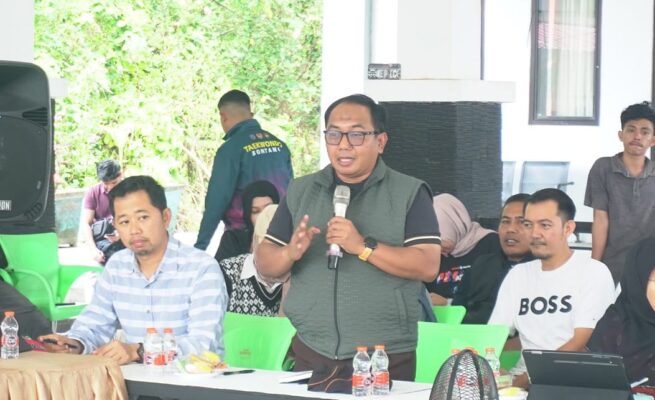 Kepala Dispopar Bontang, Eko Mashudi. (dok: tekape)