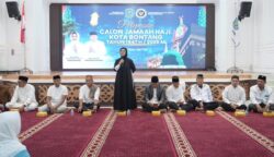 Wali Kota Bontang Neni Moerniaeni secara resmi melepas keberangkatan 112 calon jemaah haji Kota Bontang untuk musim haji 1447 Hijriah/2026 Masehi.