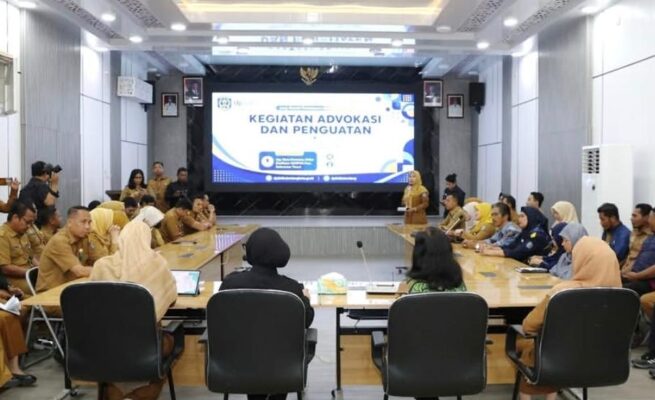 Kegiatan Advokasi dan Penguatan Kelembagaan Kelurahan Ramah Perempuan Peduli dan Layak Anak yang digelar di BPU Kecamatan Bontang Utara pada, Selasa (26/5/2026).